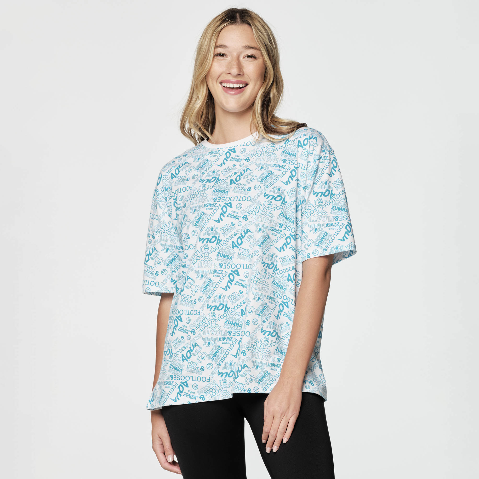 Aqua Zumba Boxy Top Zumba® Wear Türkiye